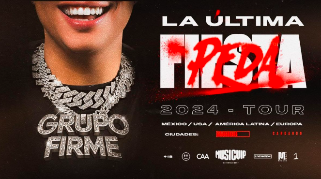 Grupo Firme anuncia nuevas fechas de la Gira “La última peda"