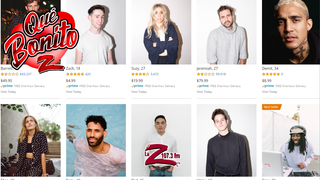 Un sitio en el que puedes comprar un novio(a) con entrega gratis en una hora