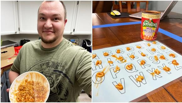 ¡Batió un récord mundial con una sopita de letras!