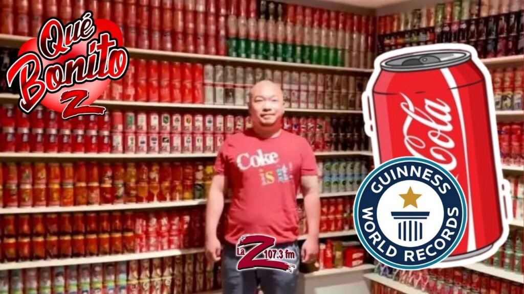 Fan de Coca-Cola junta 11.308 latas diferentes para récord
