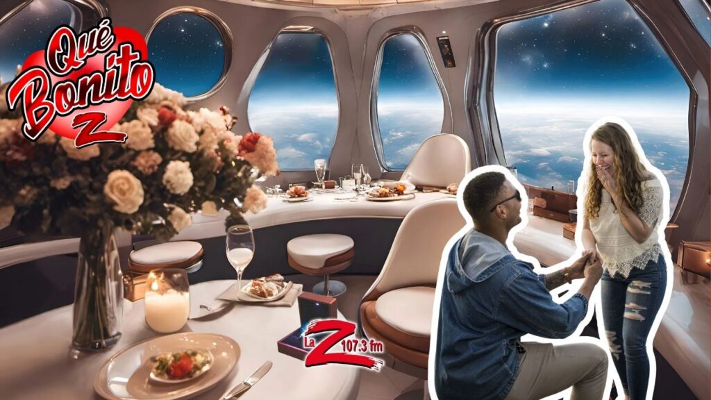 ¿Propuesta de matrimonio en el espacio?