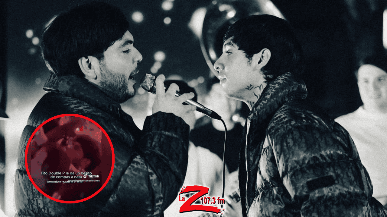 ¿Tito Doble P y Natanael Cano se besaron?