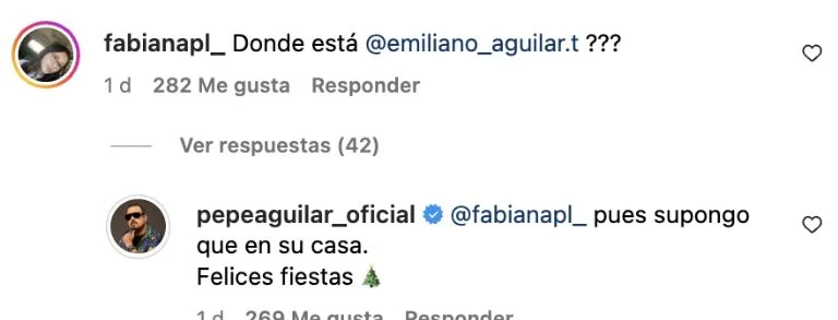 Frente a las preguntas sobre Emiliano, Pepe respondió de manera directa, añadiendo un toque de humor a su respuesta.
