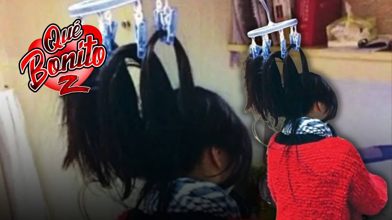 Atan su pelo al techo para no dormirse cuando estudian