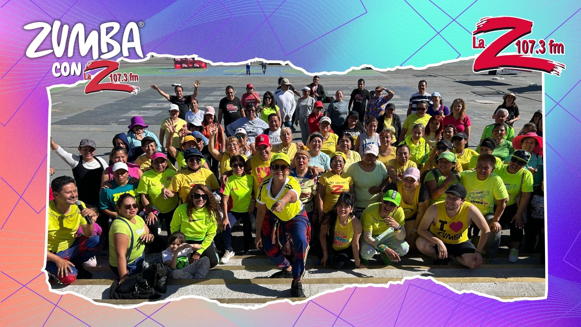 ¡Así disfrutamos nuestra #ZumbaConZ en la Explanada de la Alcaldía Venustiano Carranza!