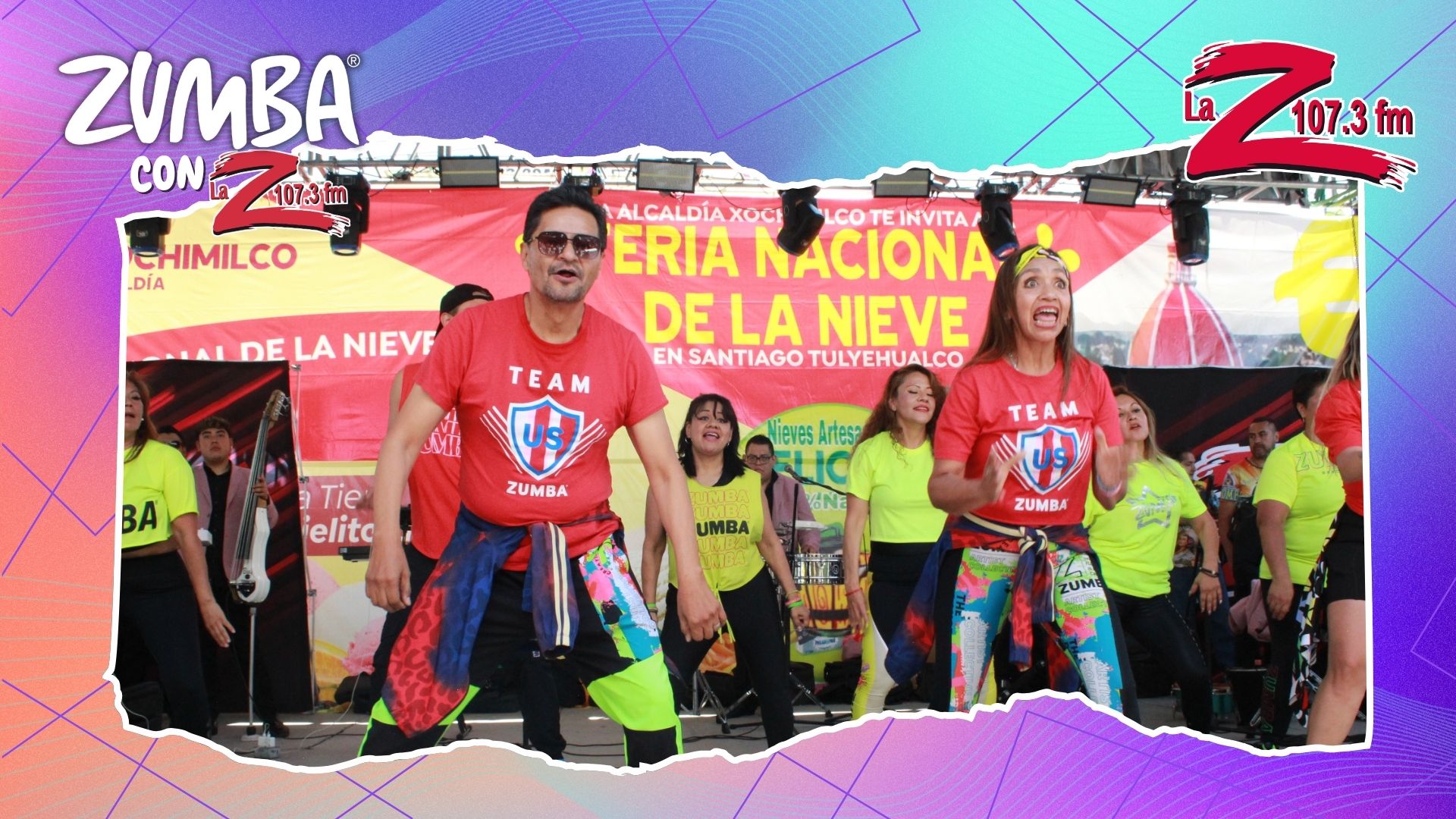 ¡Así bailamos en la #ZumbaConZ en la Feria de la Nieve en Tulyehualco!