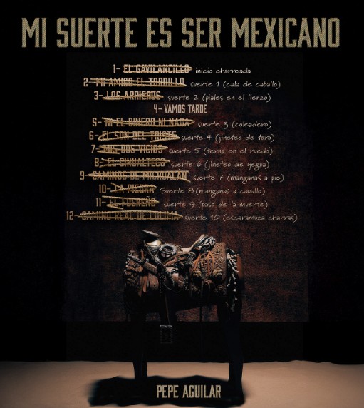 Pepe Aguilar honra la tradición charra con su nuevo álbum "Mi suerte es ser mexicano"