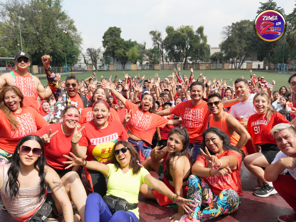 Galería: #ZumbaConZ llena de ritmo a Azcapotzalco con gran éxito