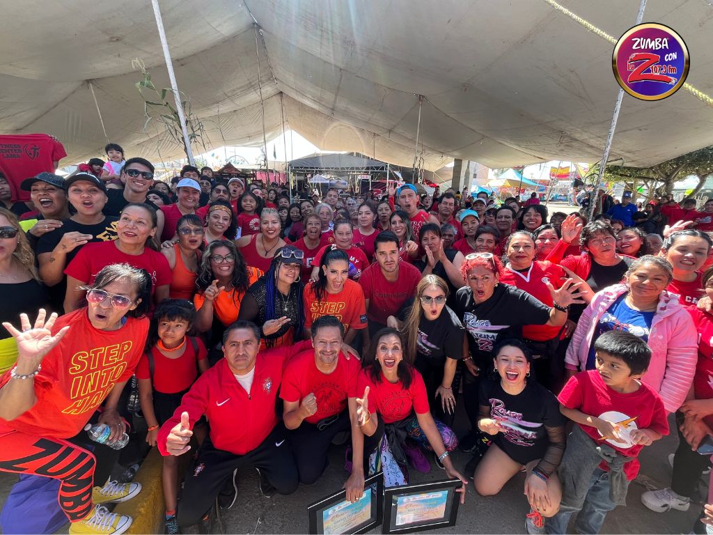#ZumbaConZ llena de ritmo y alegría a Tonanitla