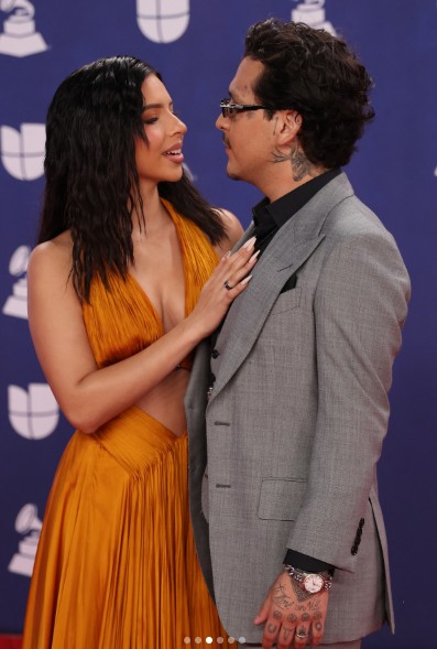 "Aquí los más funados": Ángela Aguilar se burla del hate en los Latin Grammy