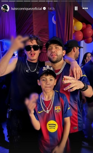 Luis R Conriquez gasta fortuna en cumpleaños de su hijo
